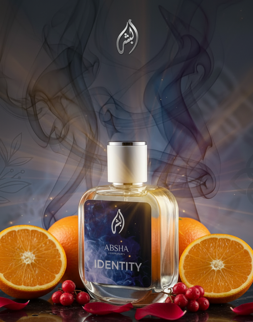 IDENTITY Perfume with berries and rose petals